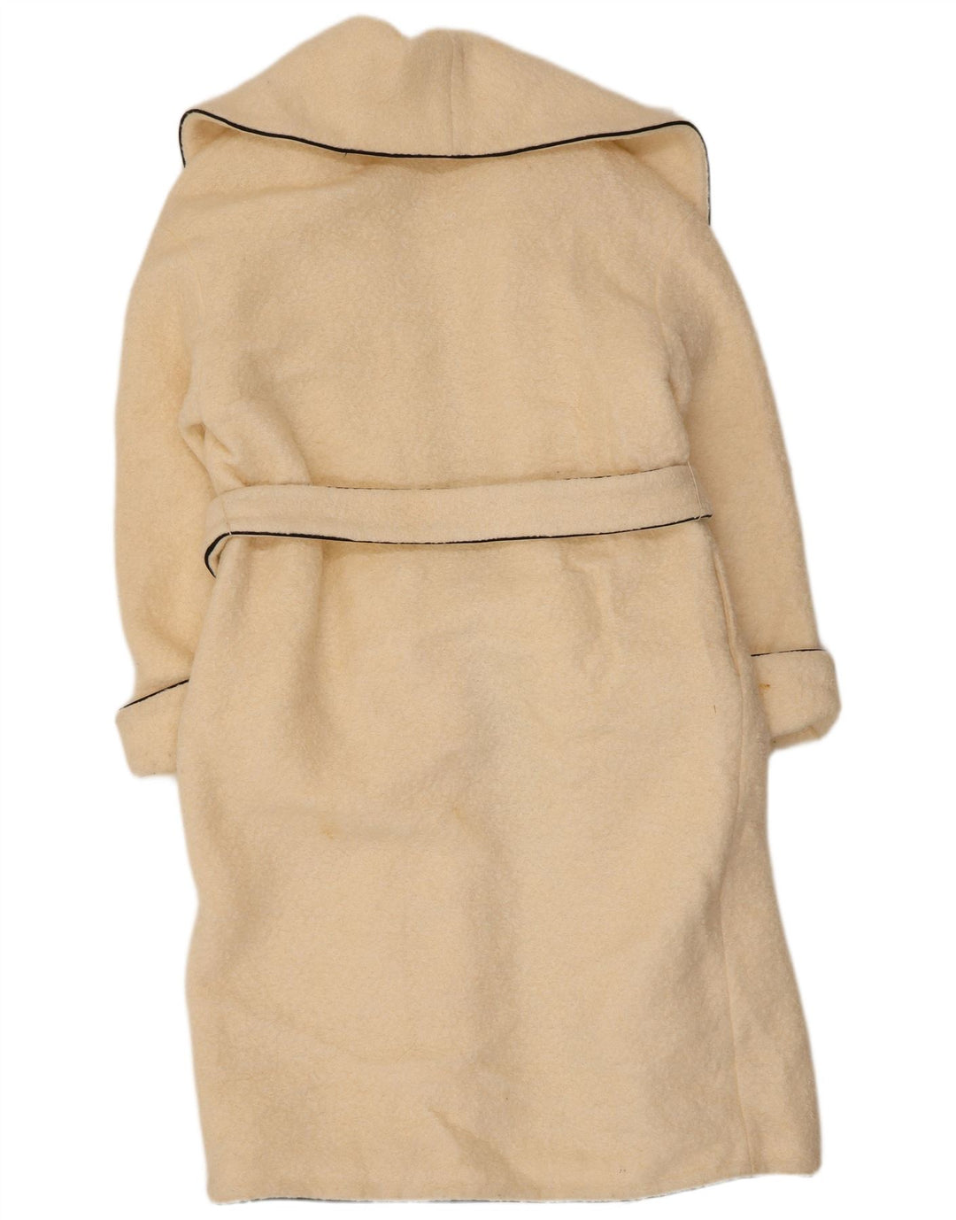 Marks & Spencer Womens Oversized Overcoat UK 10 Small Beige Wool