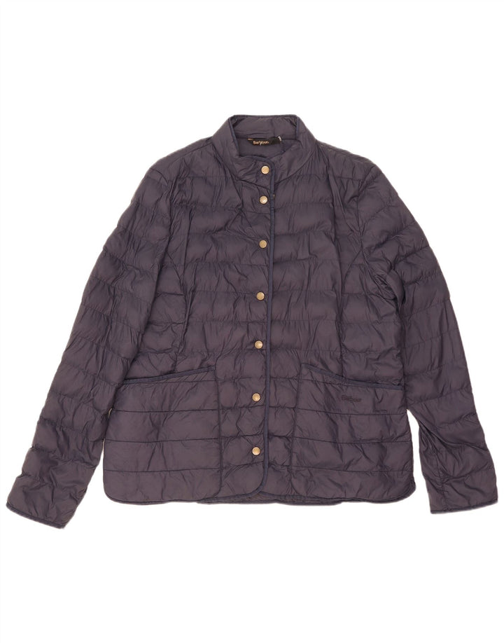 Barbour Womens Liner Padded Jacket UK 18 XL Navy Blue