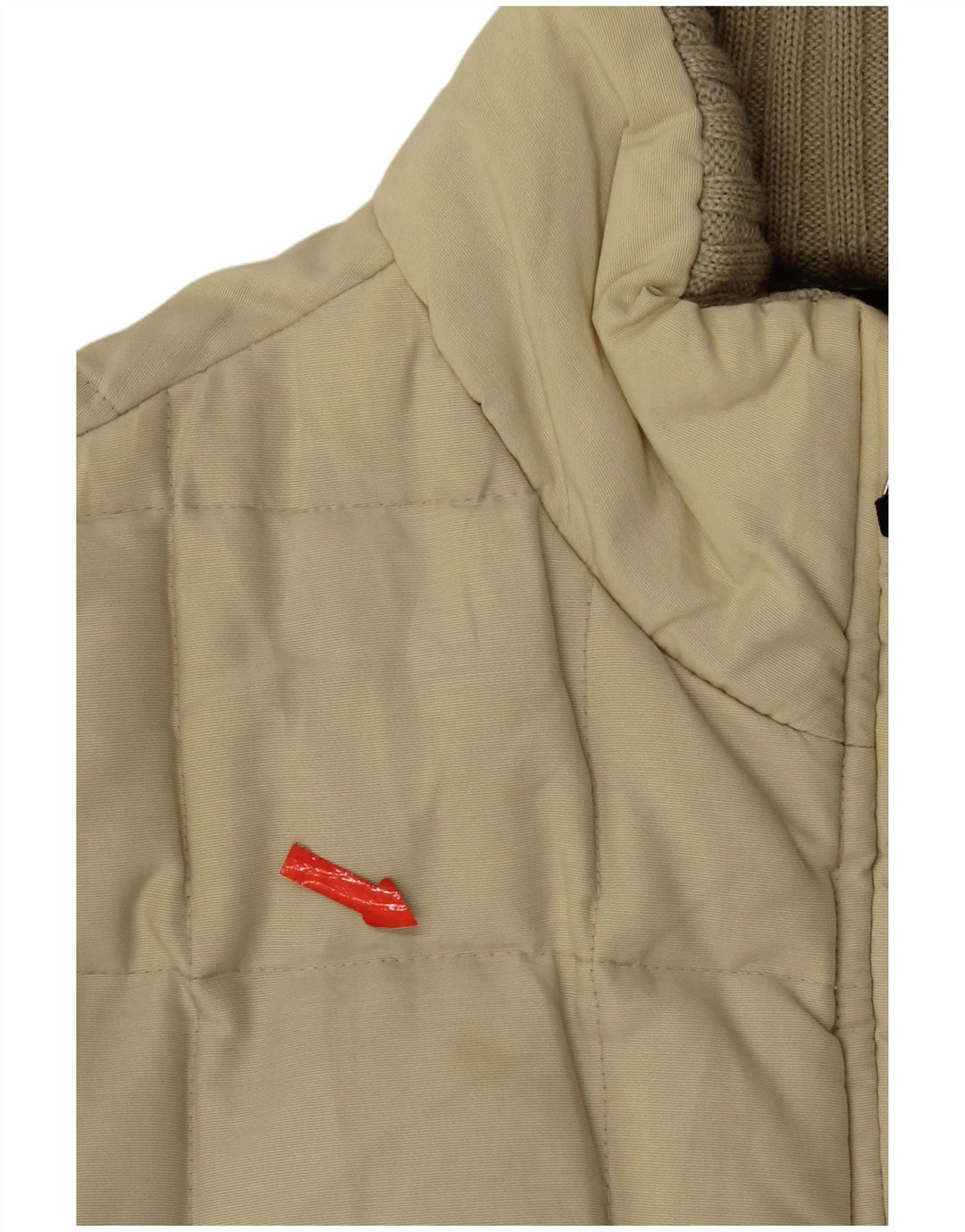 Woolrich Womens Padded Jacket UK 14 Large Beige