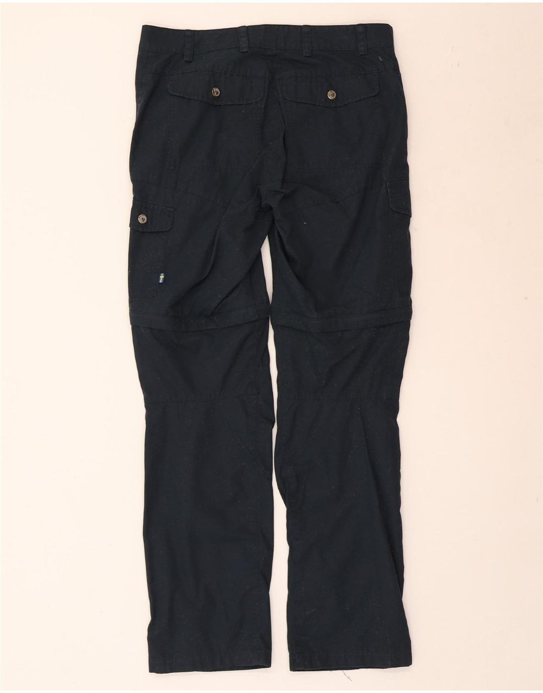 Fjall Raven Womens Cargo Trousers EU 40 Medium W30 L29 Black Polyester