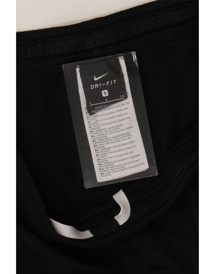 Nike Womens Dri Fit Tracksuit Trousers UK 10 Small  Black Polyester