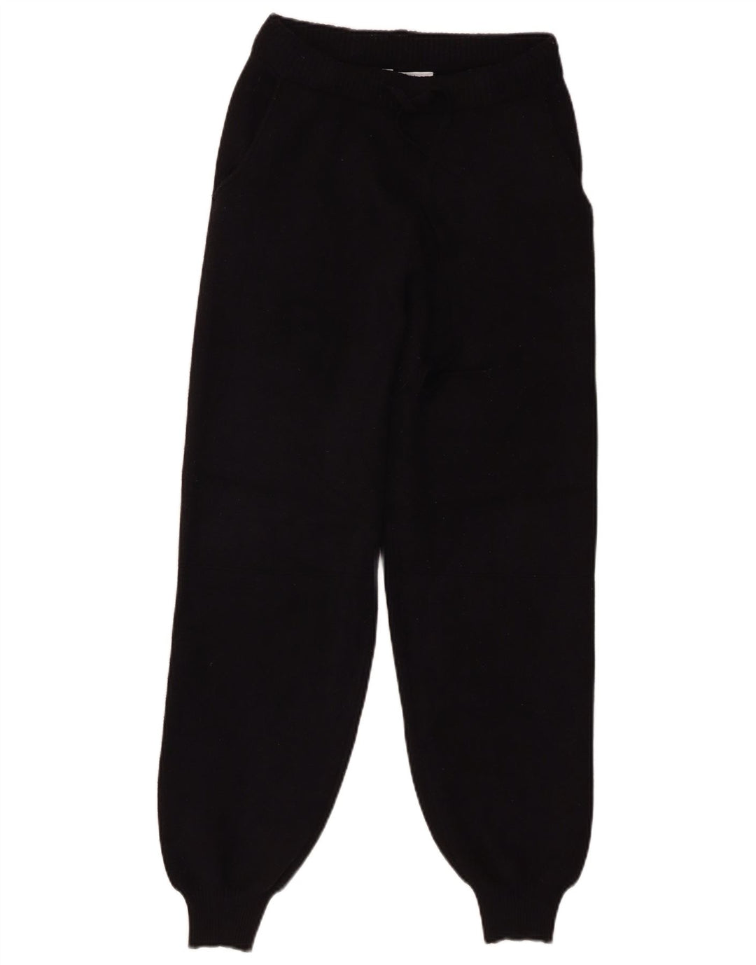 Zara Womens Tracksuit Trousers Joggers UK 12 Medium  Black Viscose