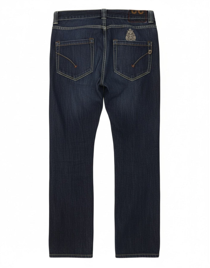 DONDUP Womens Straight Jeans W33 L31 Navy Blue