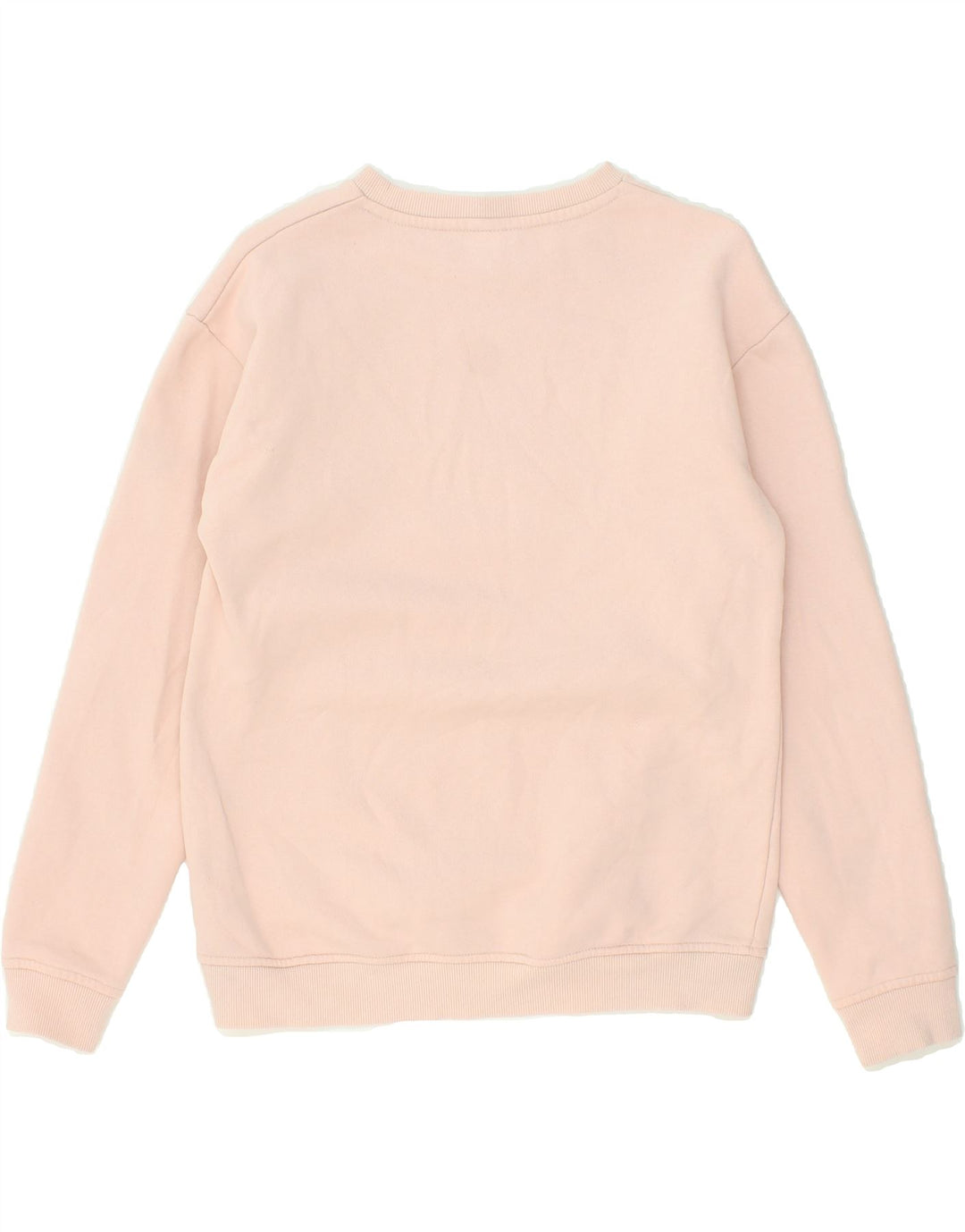 ELLESSE Womens Graphic Sweatshirt Jumper UK 10 Small Pink Cotton Vintage Ellesse and Second-Hand Ellesse from Messina Hembry 