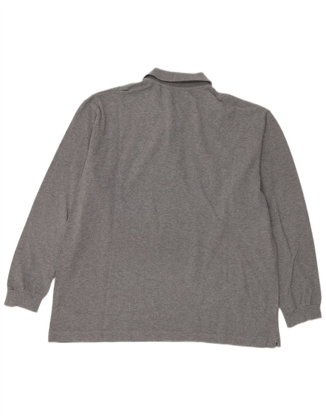 Kappa Mens Long Sleeve Polo Shirt XL Grey Cotton