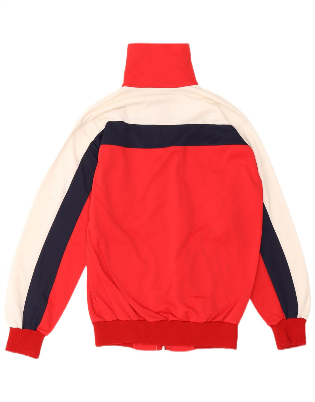 Vintage Womens Tracksuit Top Jacket IT 44 XS Red Colourblock