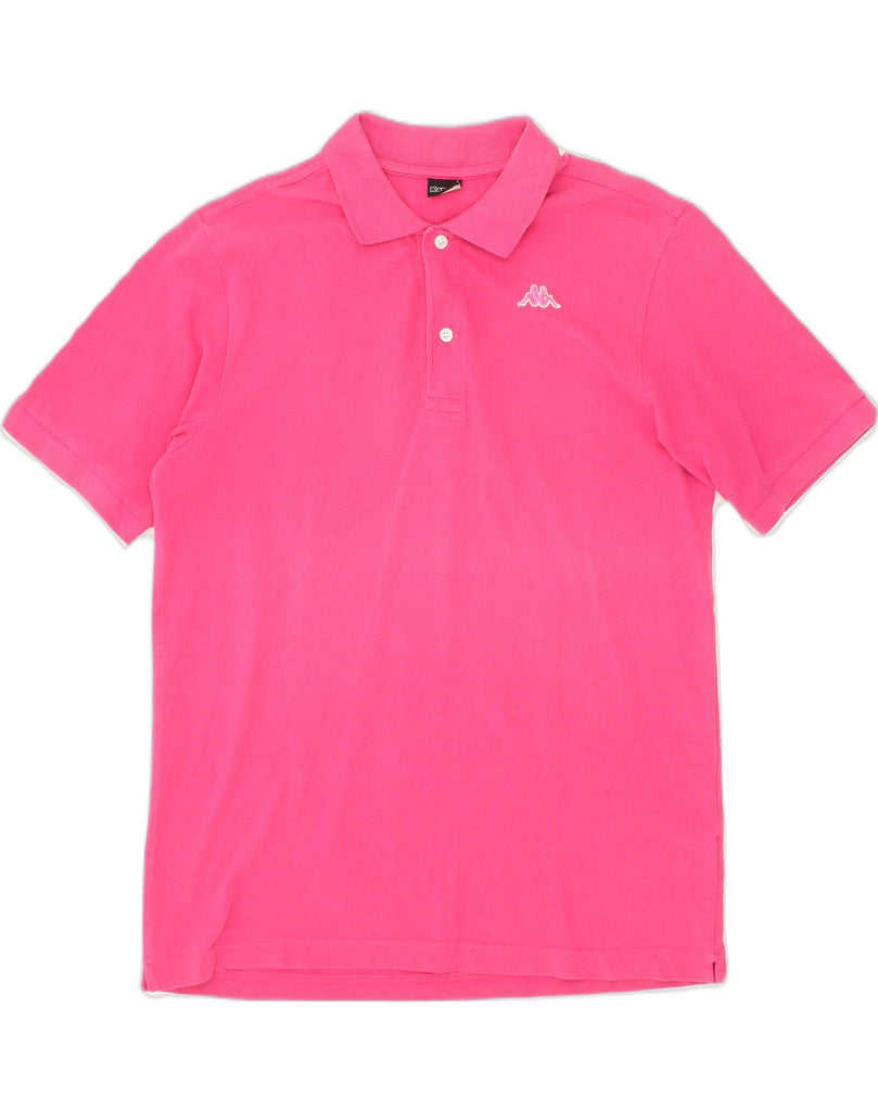 KAPPA Mens Polo Shirt Medium Pink Cotton | Vintage Kappa | Thrift | Second-Hand Kappa | Used Clothing | Messina Hembry 