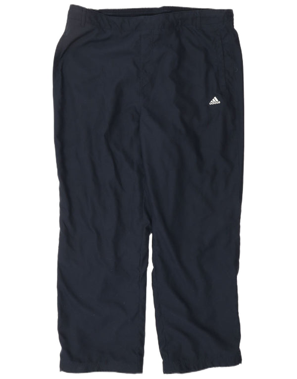 ADIDAS Mens Tracksuit Trousers 3XL  Navy Blue Polyester