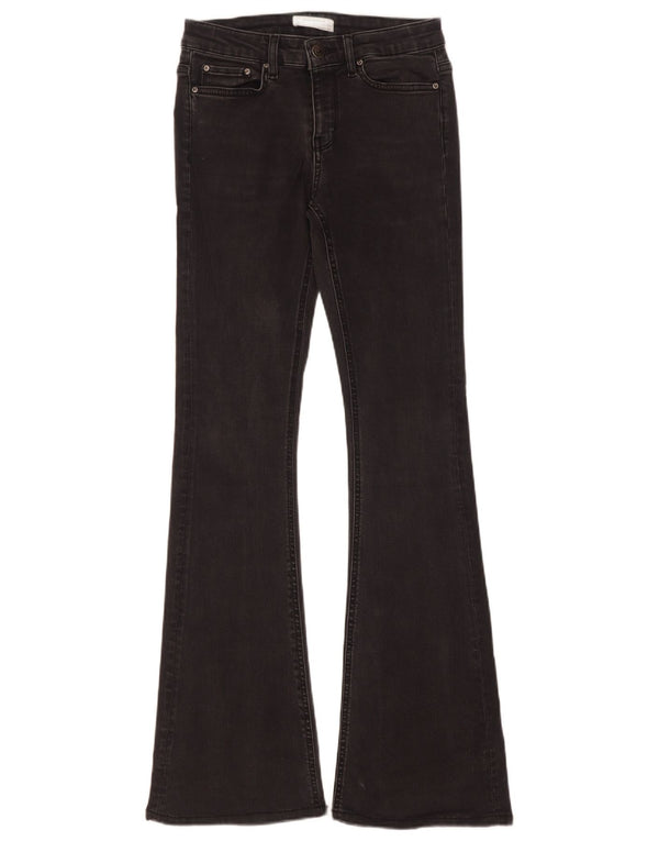 Zara Womens Flared Jeans EU 34 2XS W24 L31 Grey