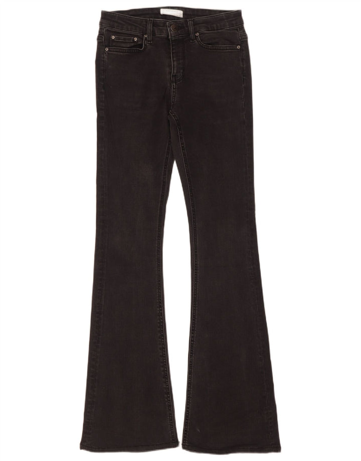 Zara Womens Flared Jeans EU 34 2XS W24 L31 Grey