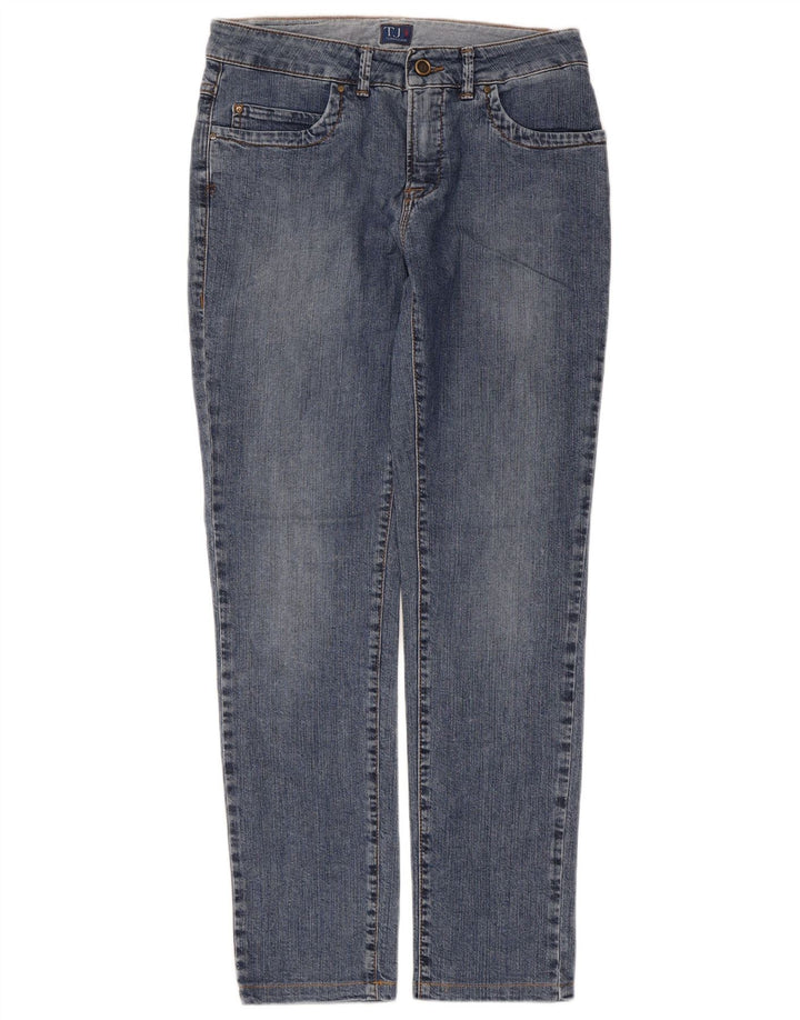 Trussardi Womens Slim Jeans W27 L28 Blue Cotton