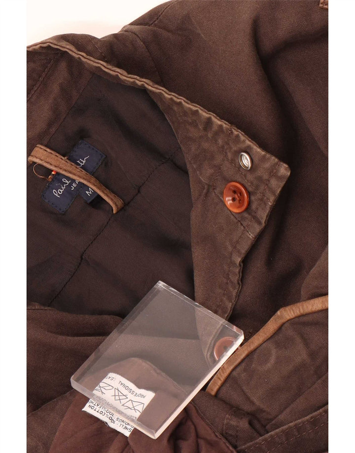 Paul Smith Mens Utility Jacket UK 38 Medium Brown Cotton