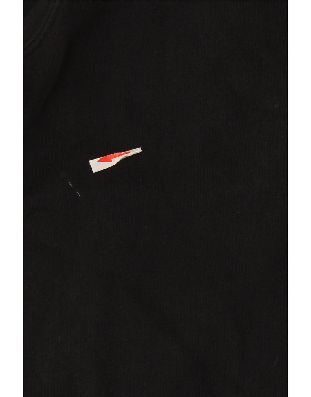 Nike Mens Zip Neck Sweatshirt Jumper Medium Black Cotton