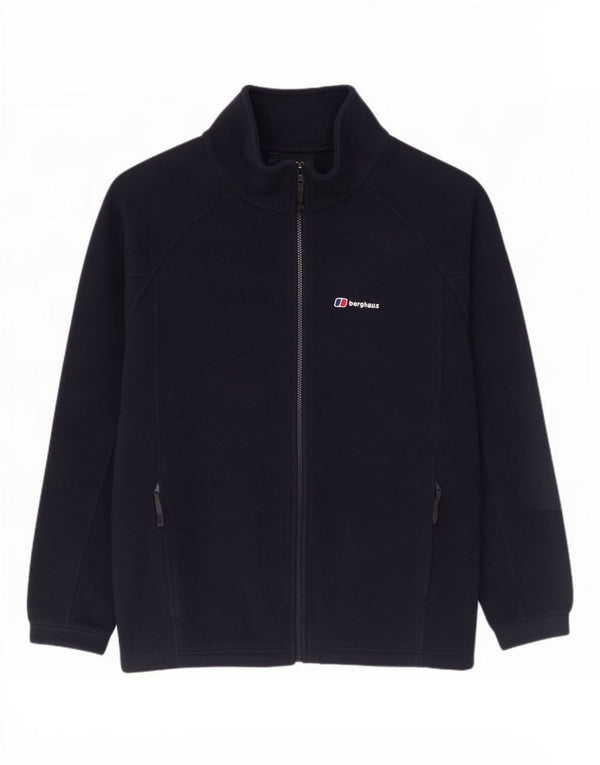 Berghaus Mens Liner Fleece Jacket UK 40 Large Navy Blue Polyester