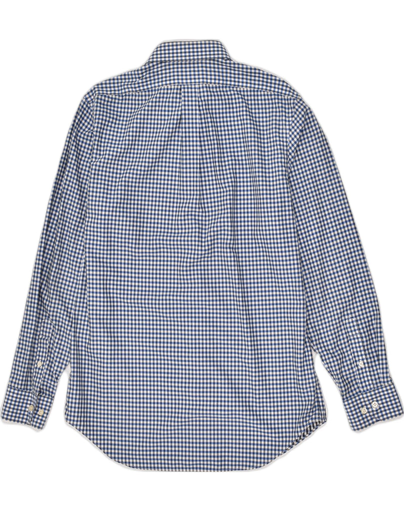 BANANA REPUBLIC Mens NON - IRON Classic Fit Shirt Medium Blue Gingham | Vintage Banana Republic | Thrift | Second-Hand Banana Republic | Used Clothing | Messina Hembry 