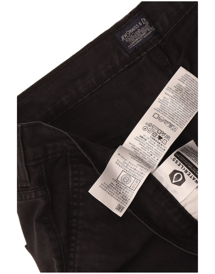 Levi's Mens Chino Trousers W36 L30 Black Cotton