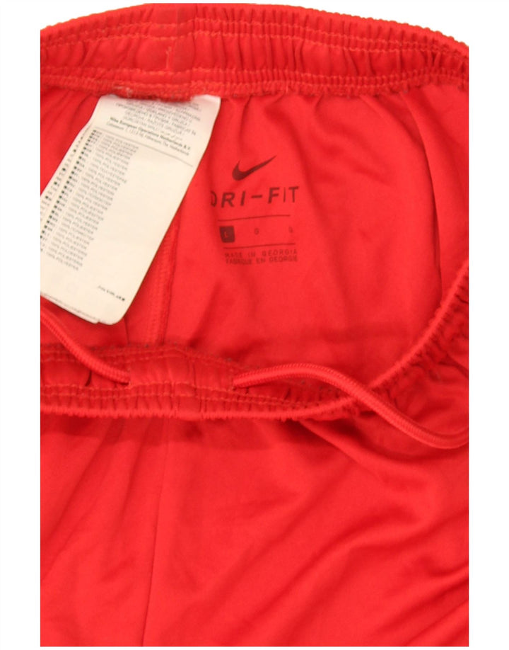Nike Mens Dri Fit Sport Shorts Large  Red Polyester