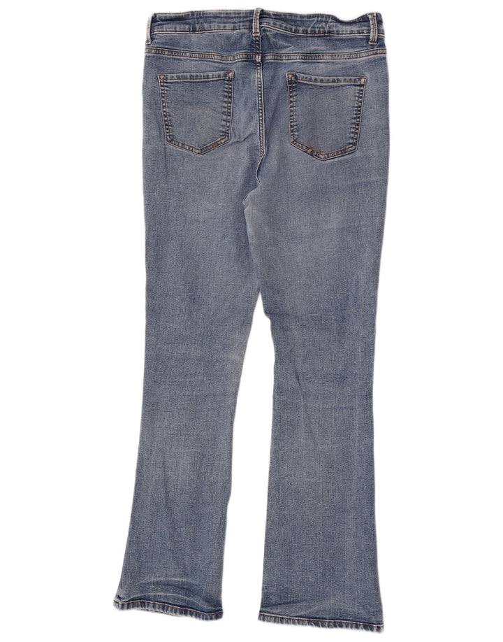 Marks & Spencer Womens The Eva Bootcut Jeans UK 16 Large W34 L30 Blue