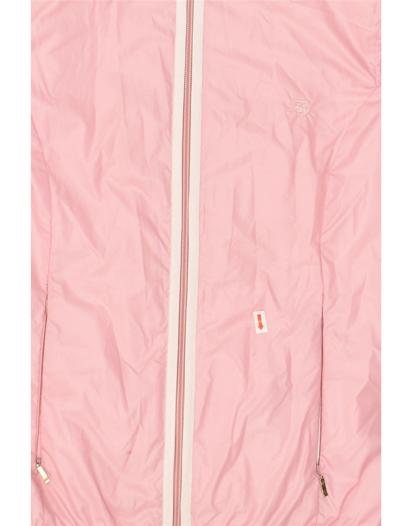 FAY Girls Hooded Rain Jacket 11-12 Years Pink | Vintage Fay | Thrift | Second-Hand Fay | Used Clothing | Messina Hembry 