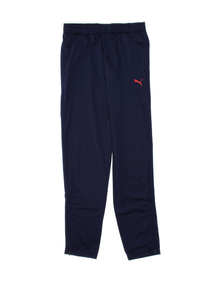 PUMA Girls Tracksuit Trousers 15-16 Years  Navy Blue Polyester Vintage Puma and Second-Hand Puma from Messina Hembry 