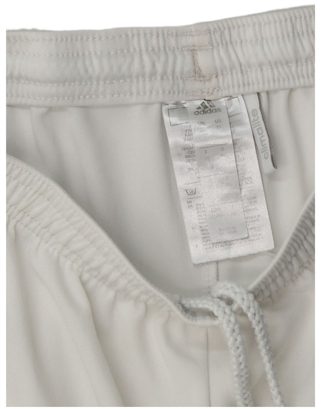 Adidas Mens Climalite Sport Shorts XS White Polyester