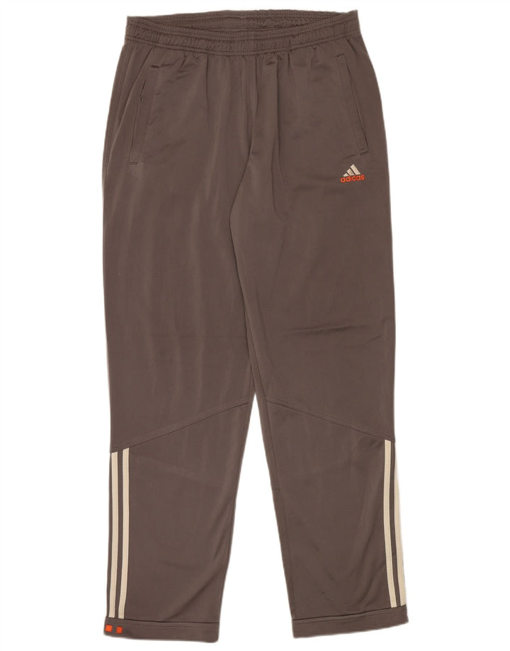 ADIDAS Mens Tracksuit Trousers Joggers  Medium  Grey Polyester