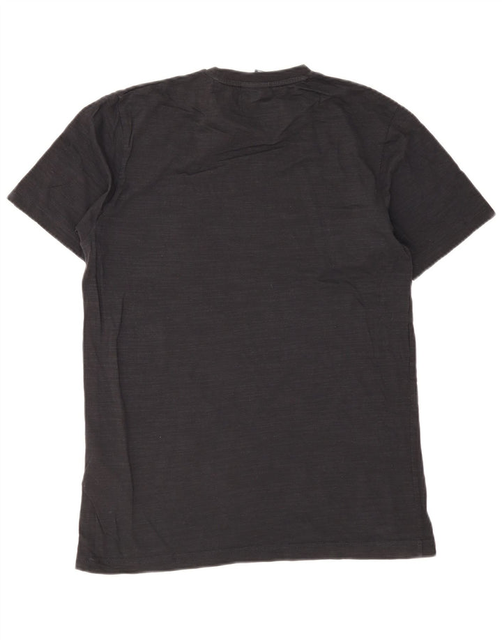 Ellesse Mens Graphic T-Shirt Top Medium Black Cotton