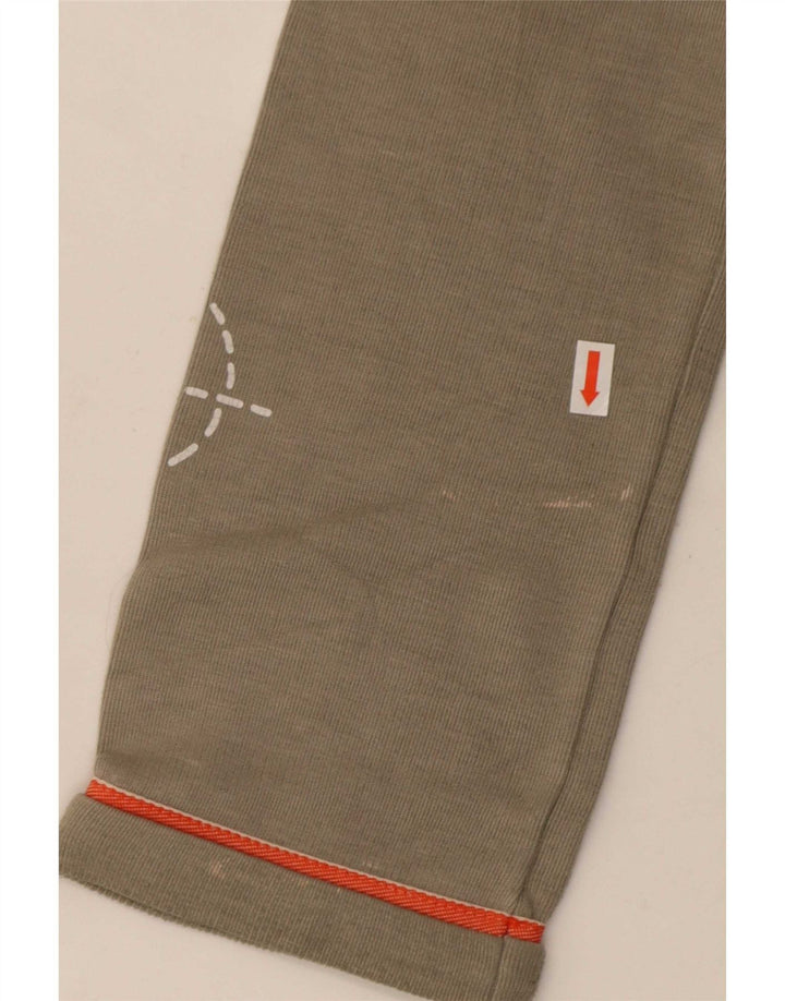 Diesel Womens Graphic Tracksuit Top Jacket UK 14 Large Grey Polyester