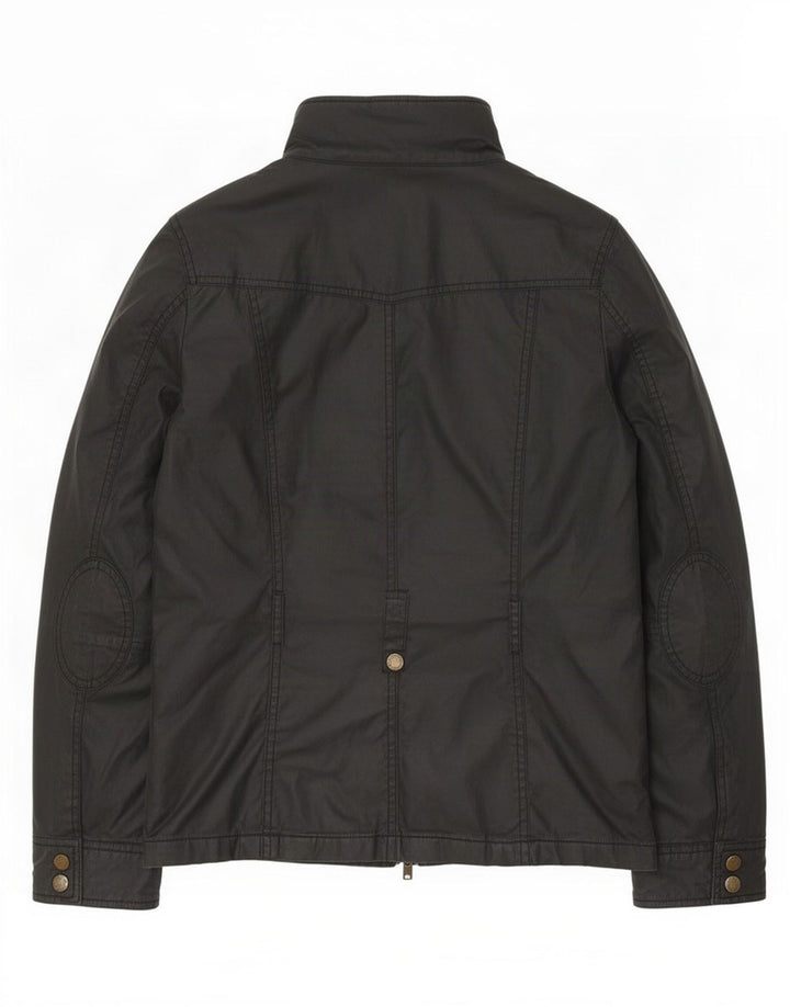 Oasis Womens Waxed Cotton Jacket UK 6 XS Grey