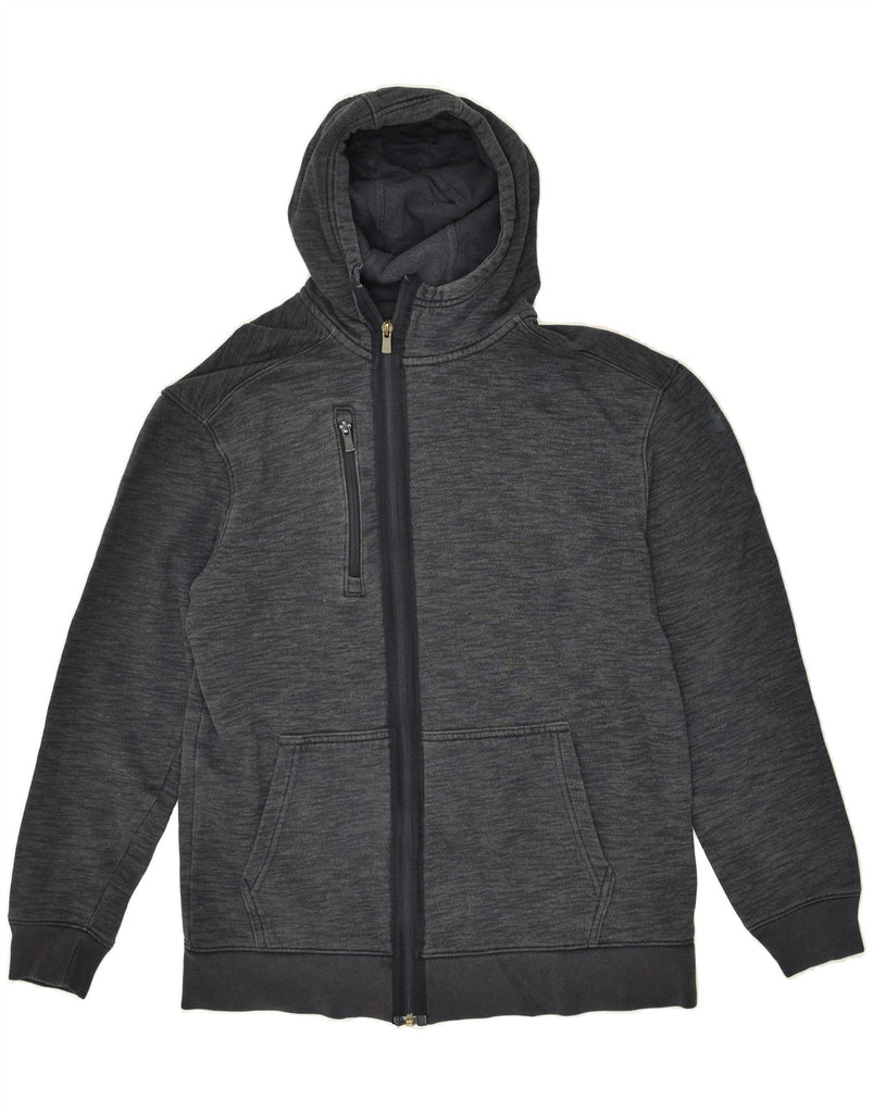 UNDER ARMOUR Mens Cold Gear Zip Hoodie Sweater Medium Grey Cotton | Vintage Under Armour | Thrift | Second-Hand Under Armour | Used Clothing | Messina Hembry 