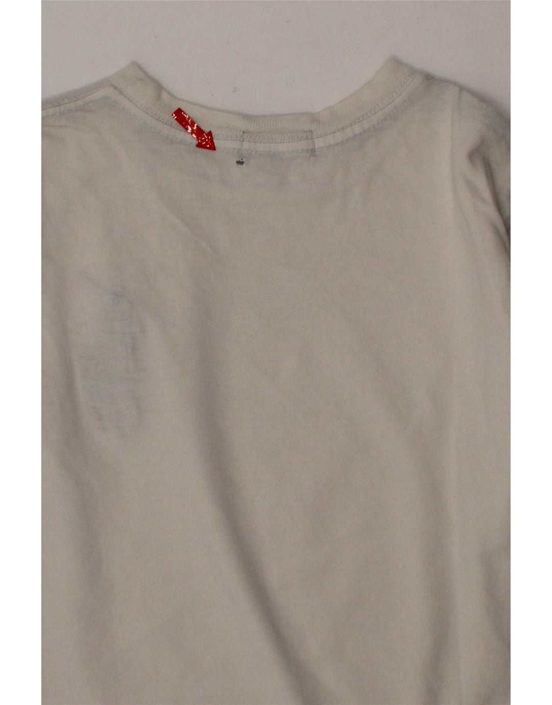 POLO RALPH LAUREN Boys Graphic Top Long Sleeve 7-8 Years White Vintage Polo Ralph Lauren and Second-Hand Polo Ralph Lauren from Messina Hembry 