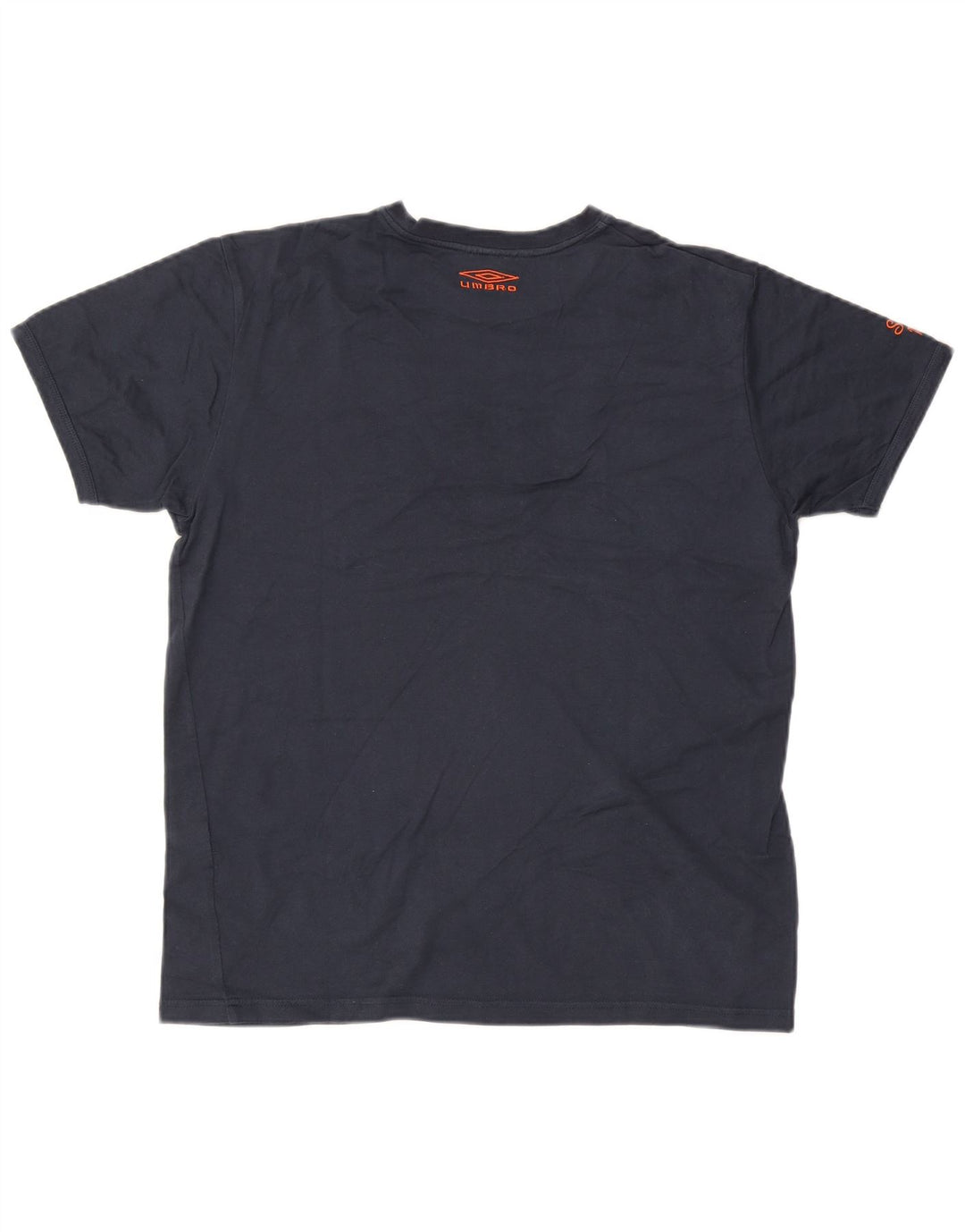 Umbro Mens Graphic T-Shirt Top Medium Navy Blue Cotton
