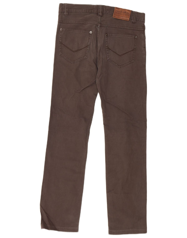 Timberland Boys Slim Casual Trousers 13-14 Years W28 L28 Brown Cotton