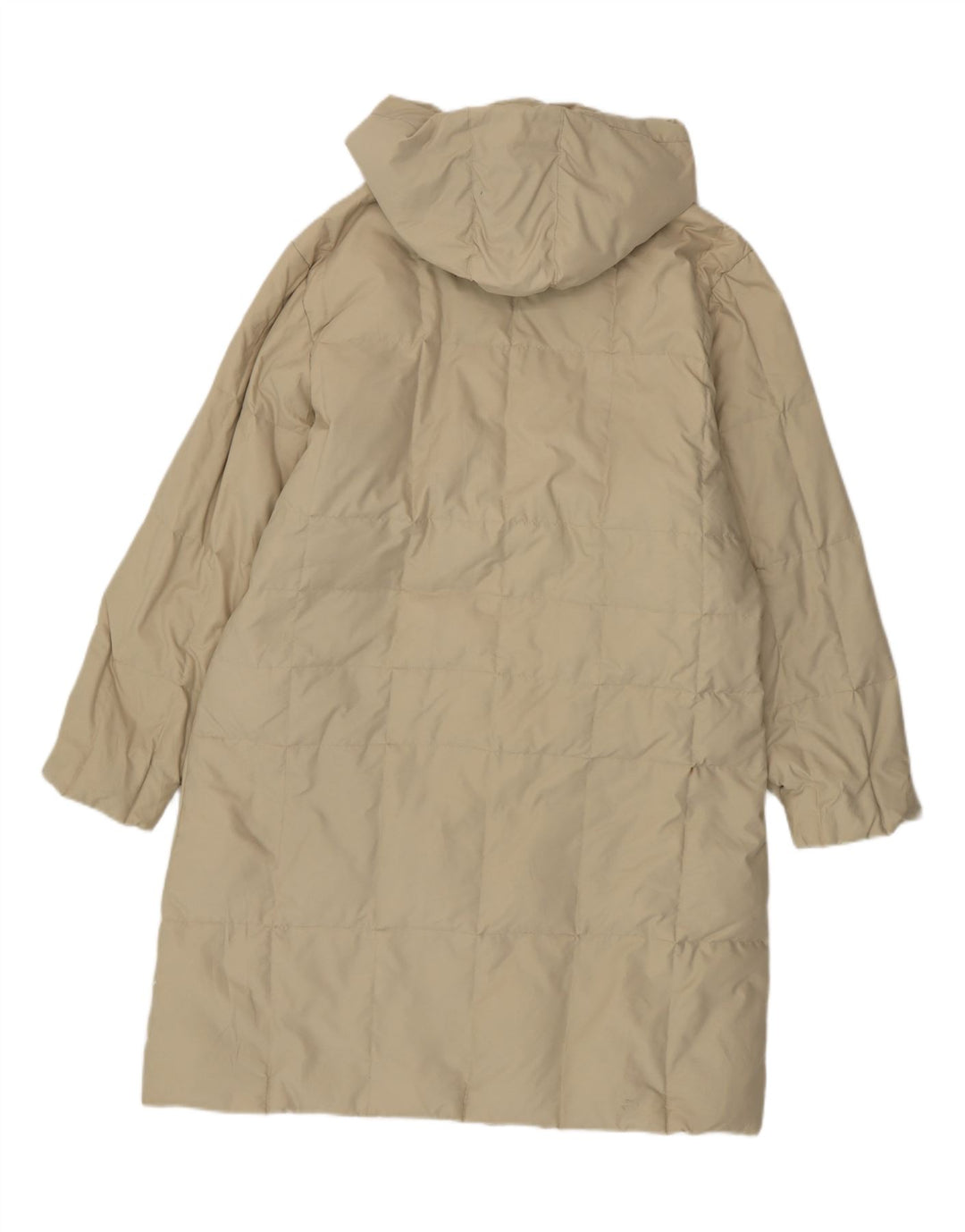 SERGIO TACCHINI Womens Oversized Hooded Padded Coat UK 48 XL Beige