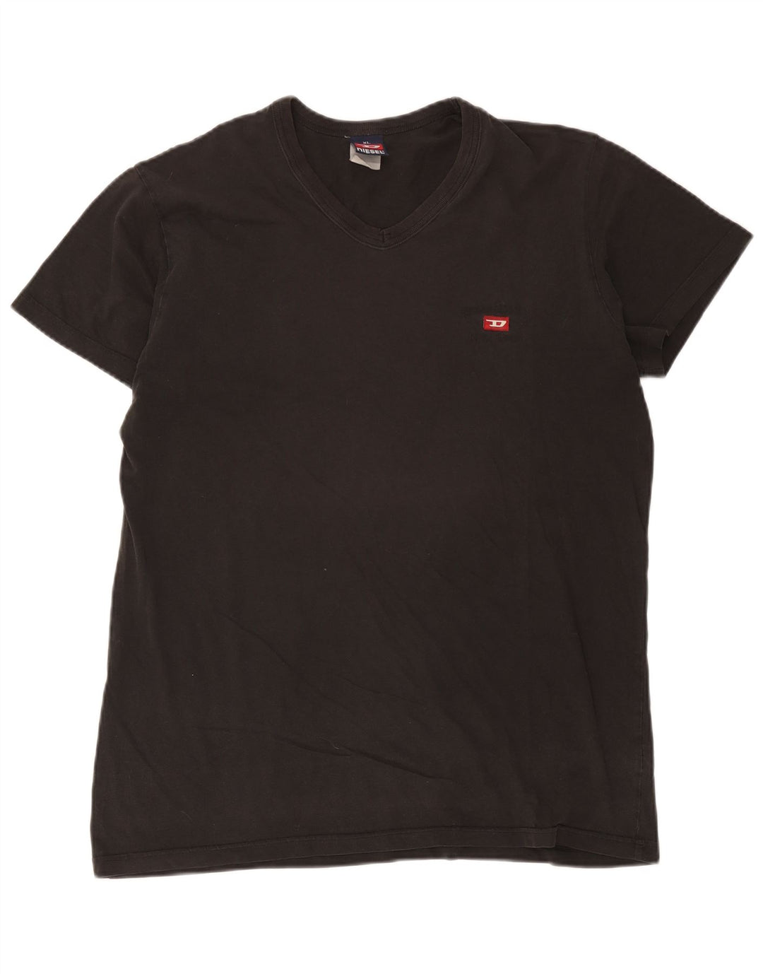 Diesel Mens T-Shirt Top XL Black