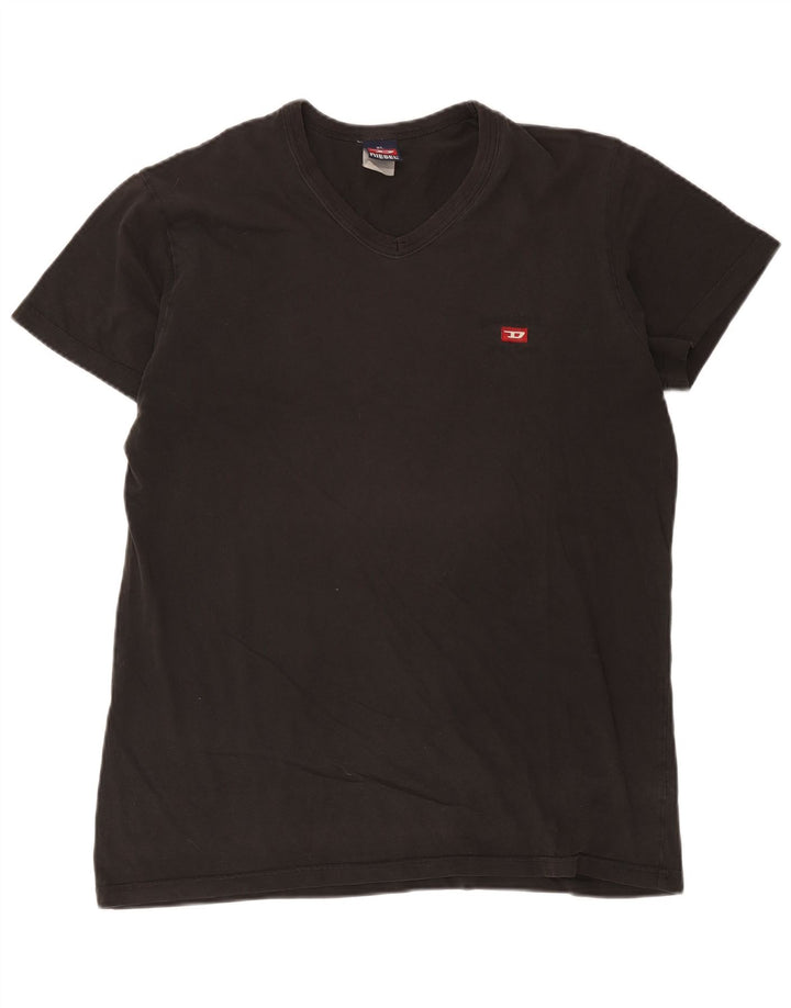 Diesel Mens T-Shirt Top XL Black