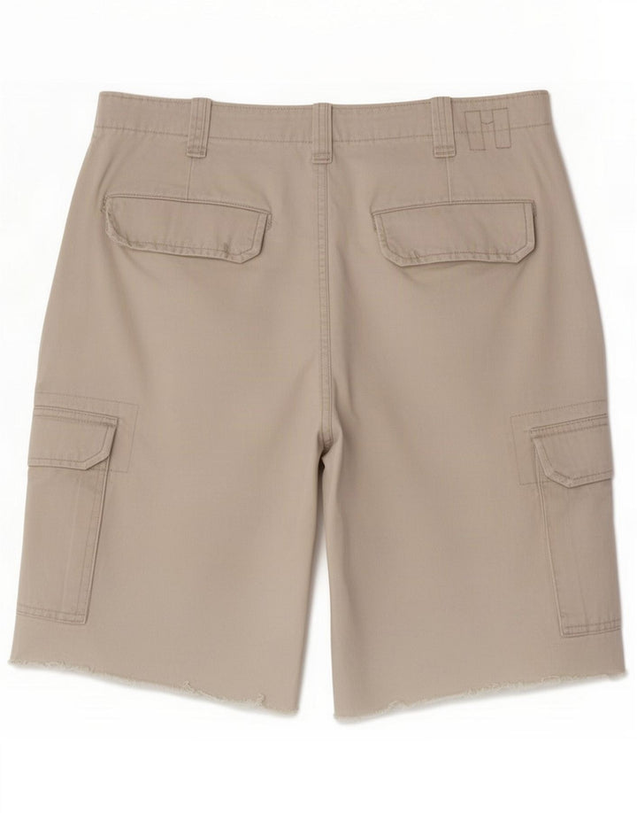 Mossimo Mens Cargo Shorts Medium W32 Beige Cotton