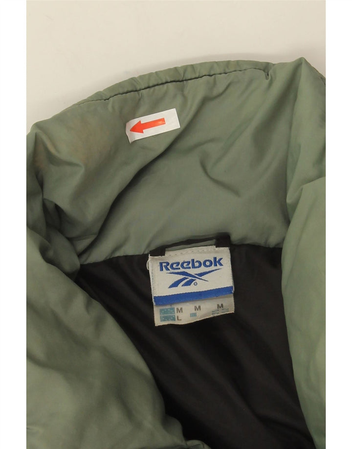 Reebok Mens Loose Fit Padded Jacket UK 38 Medium Black Nylon