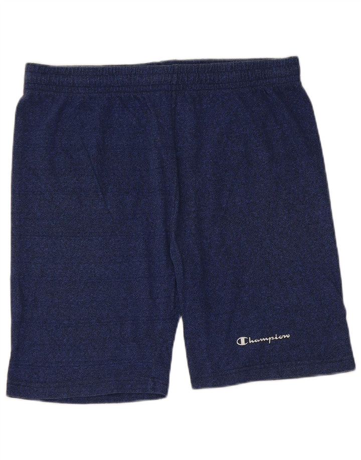 Champion Mens Sport Shorts XL Navy Blue Flecked Cotton