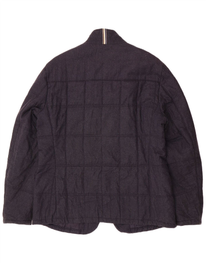 Brooksfield Mens Padded Jacket UK 42 XL Navy Blue