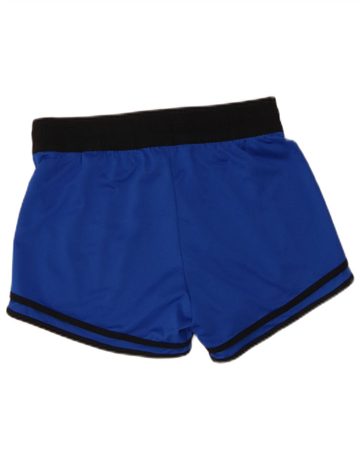 Reebok Womens Sport Shorts UK 8/10 Small  Blue Colourblock Polyester