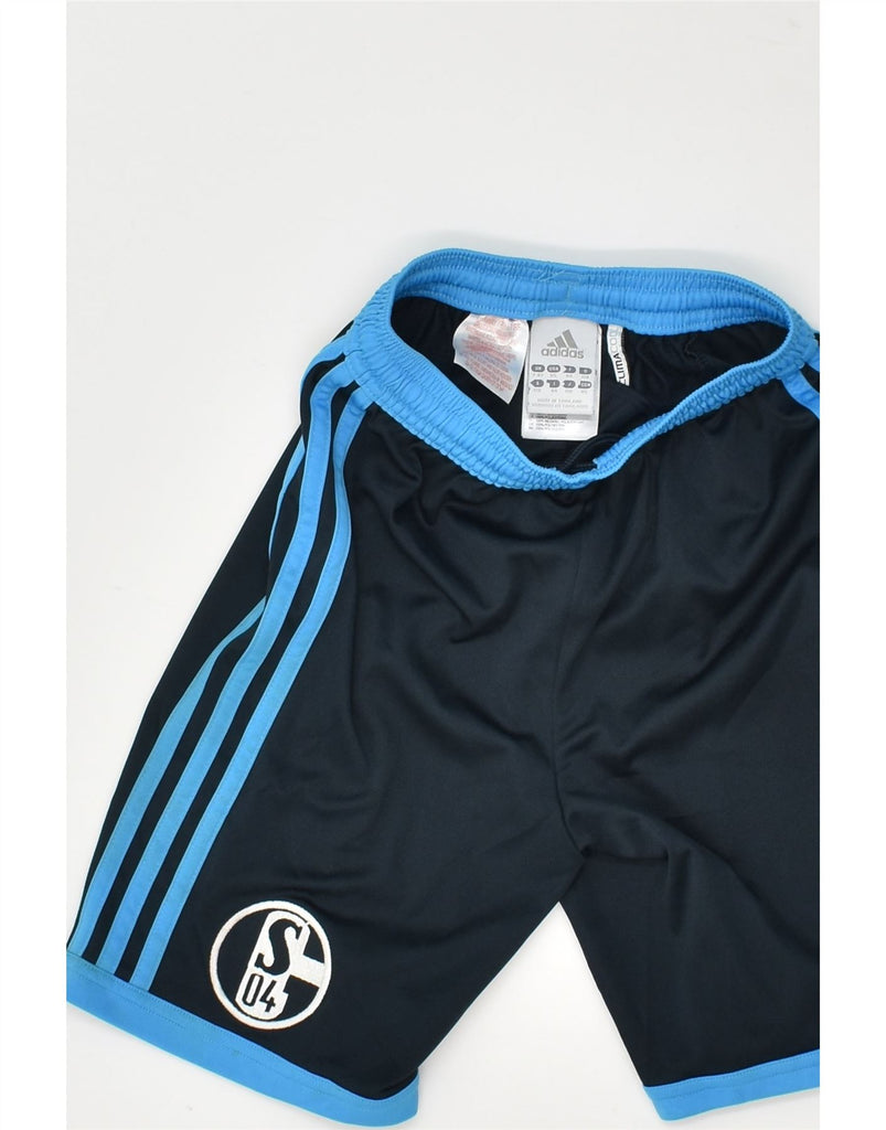 ADIDAS Boys Climacool Sport Shorts 7-8 Years Navy Blue Colourblock | Vintage Adidas | Thrift | Second-Hand Adidas | Used Clothing | Messina Hembry 