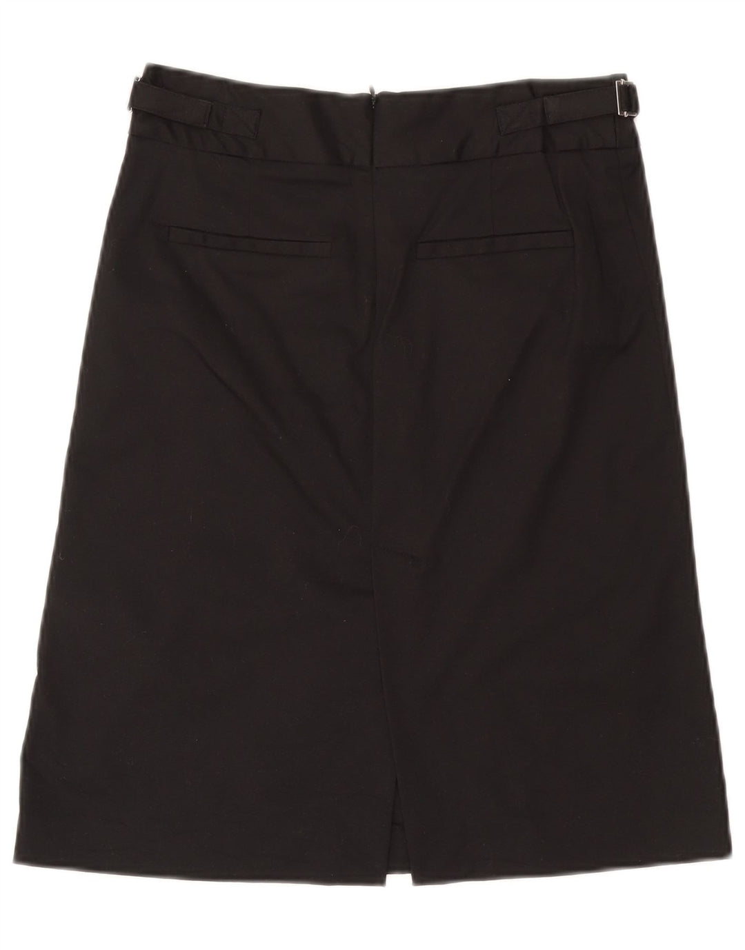 Zara Womens A-Line Skirt XS W24 Black Cotton