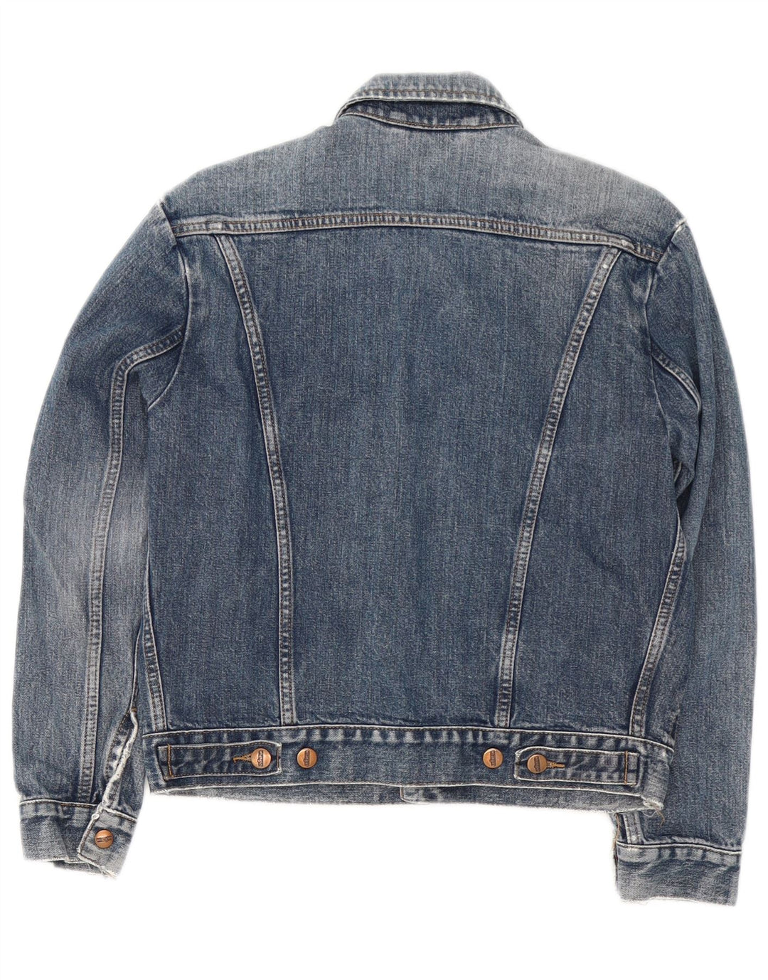Wrangler Womens Denim Jacket UK 14 Medium Blue Cotton