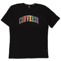 Converse Mens Graphic T-Shirt Top Medium Black Cotton