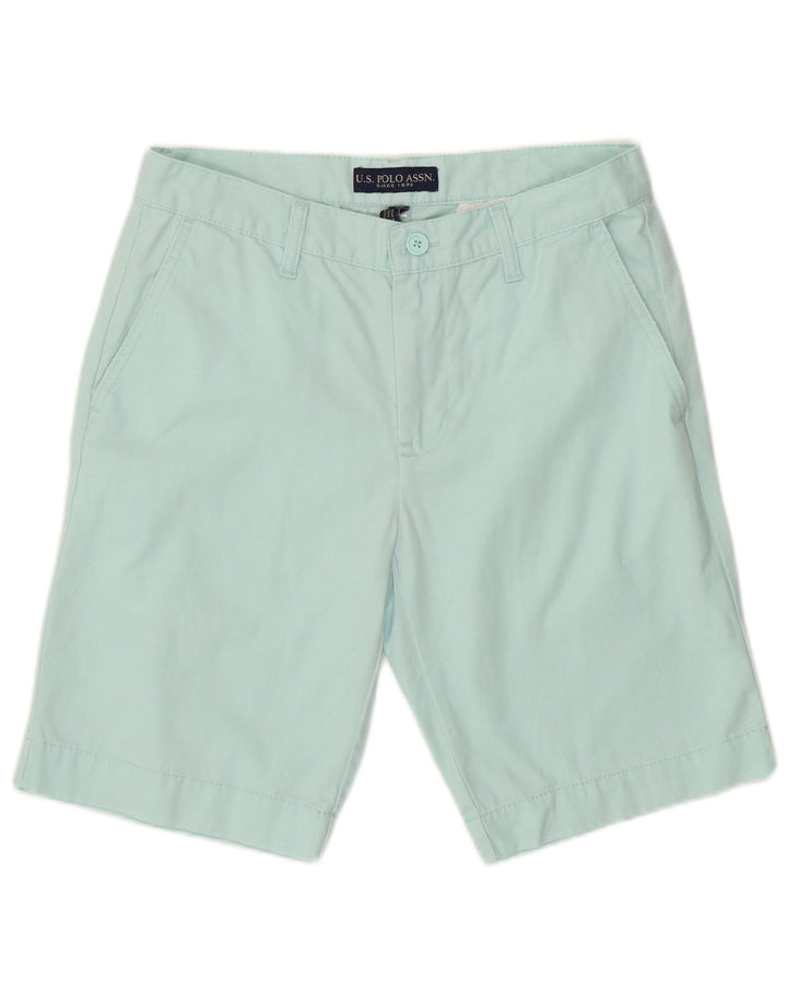 U.S. POLO ASSN. Mens Chino Shorts W30 Medium Blue Cotton