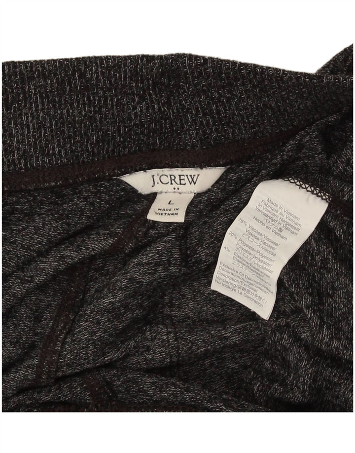 J. Crew Womens Tracksuit Trousers UK 16 Large  Grey Flecked Viscose