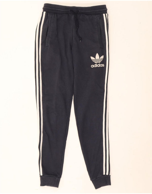 Adidas Mens Tracksuit Trousers Joggers Small Navy Blue