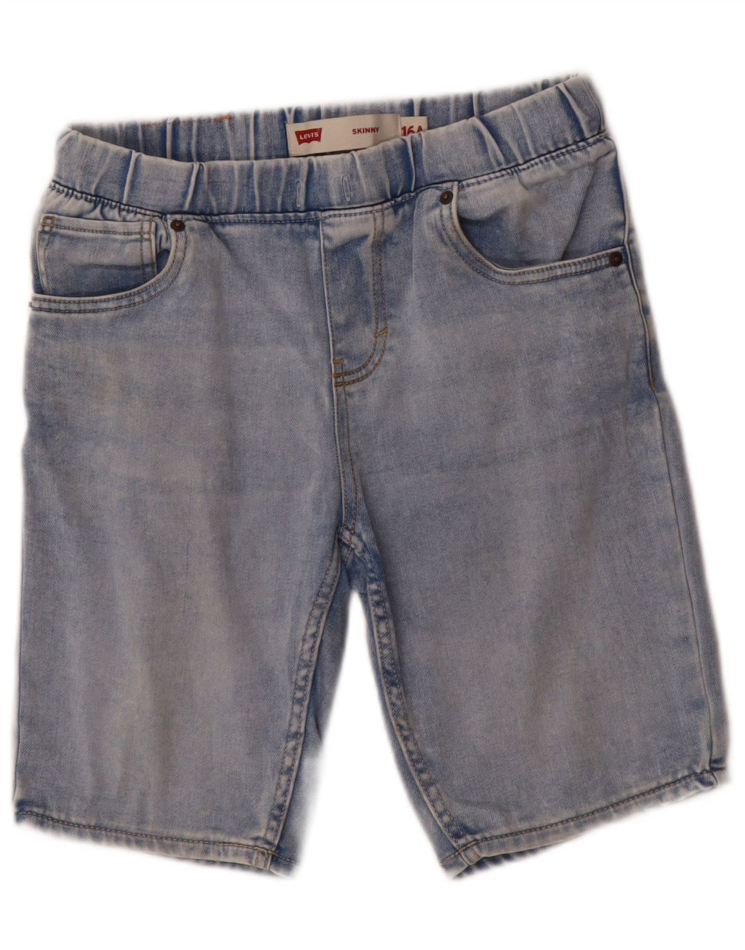 LEVI'S Boys Denim Shorts 15-16 Years W29 Blue Cotton