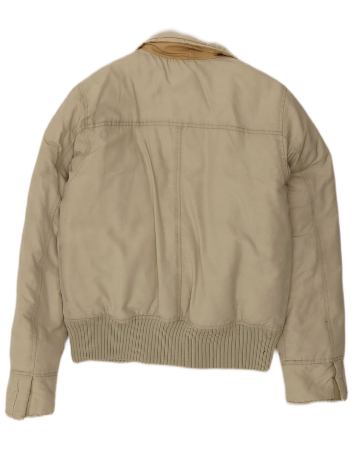 Woolrich Womens Padded Jacket UK 38 Medium Beige